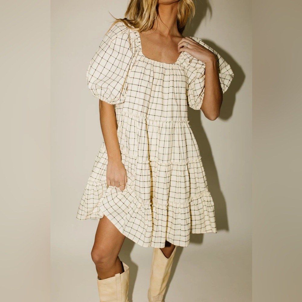 Shop Zoco Windowpane Dress